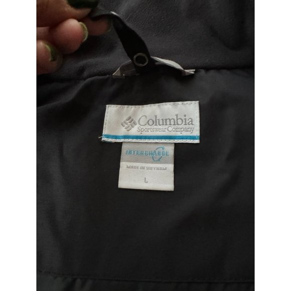 COLUMBIA WOMANS FULL ZIP BLACK JACKET SIZE LARGE| B2 - Picture 4 of 8